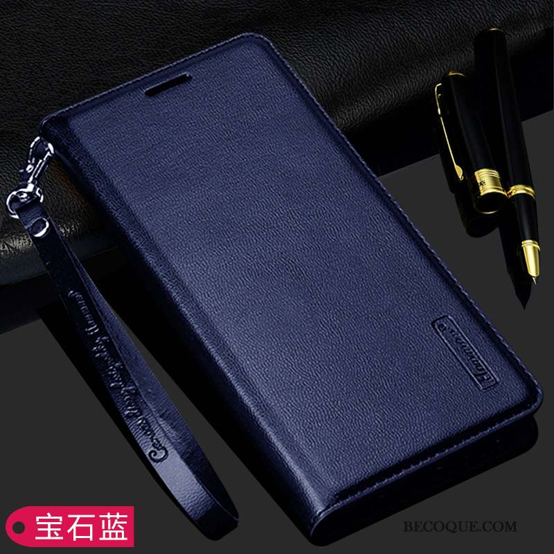 Samsung Galaxy Note 10 Incassable Or Fluide Doux Étui En Cuir Coque De Téléphone Housse