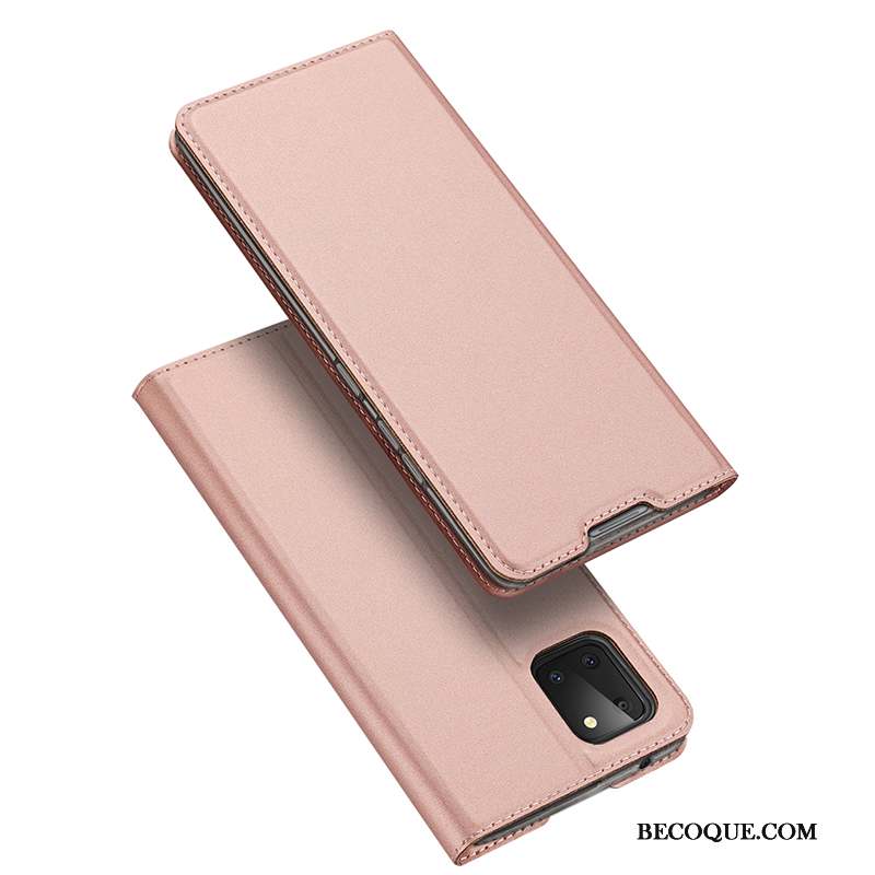 Samsung Galaxy Note 10 Lite Coque Carte Rose Étui En Cuir Tout Compris Protection Nouveau