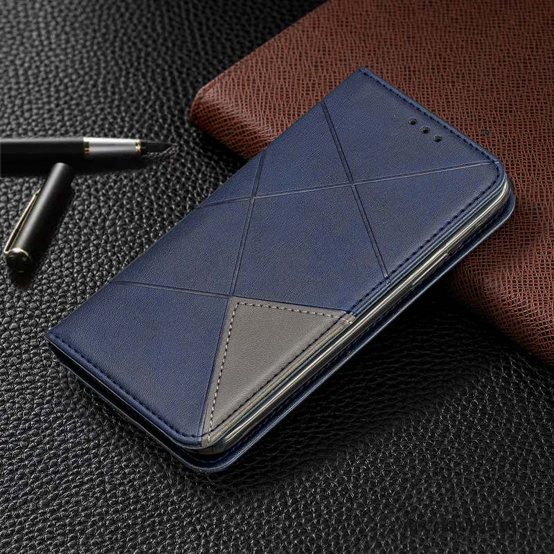 Samsung Galaxy Note 10 Lite Coque Étui En Cuir Bleu Tout Compris Housse Protection Automatique