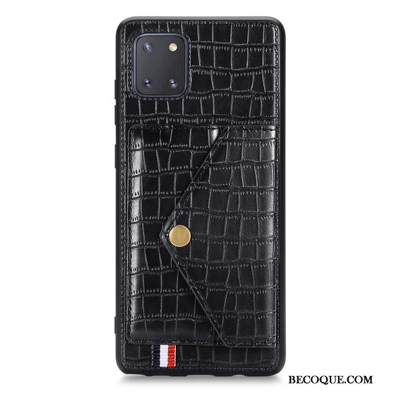 Samsung Galaxy Note 10 Lite Étui En Cuir Coque De Téléphone Protection Incassable Tout Compris Vin Rouge