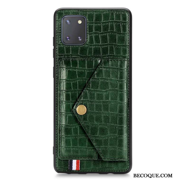 Samsung Galaxy Note 10 Lite Étui En Cuir Coque De Téléphone Protection Incassable Tout Compris Vin Rouge