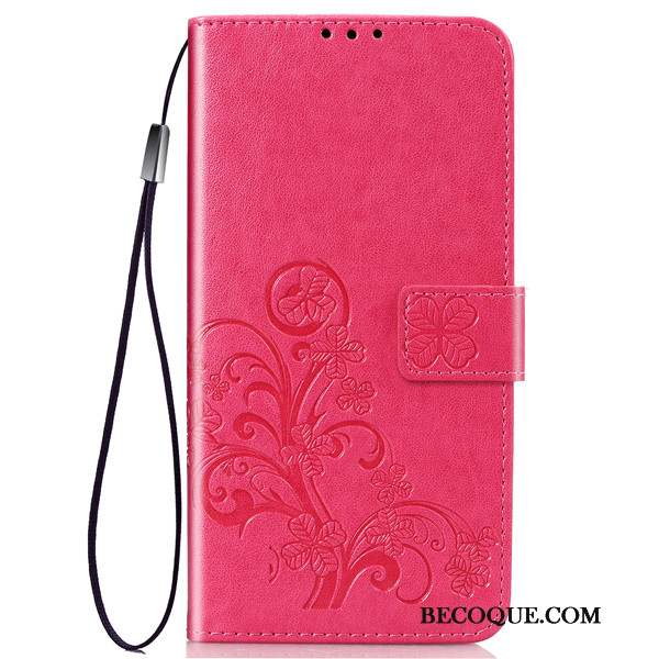 Samsung Galaxy Note 10 Lite Étui Étui En Cuir Fluide Doux Incassable Rouge Coque De Téléphone