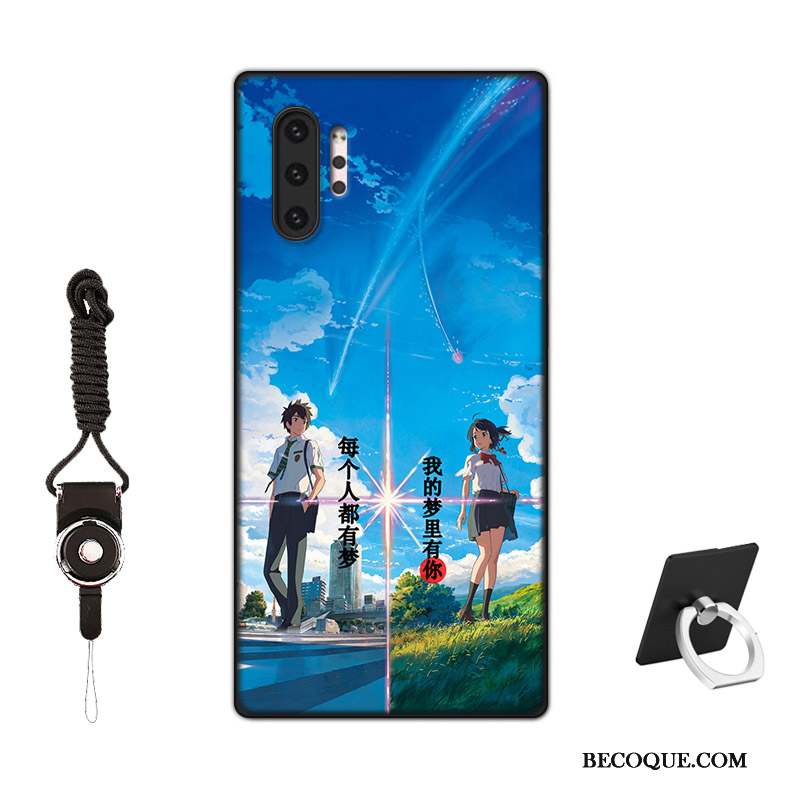 Samsung Galaxy Note 10+ Peinture Modèle Silicone Étui Coque De Téléphone Membrane