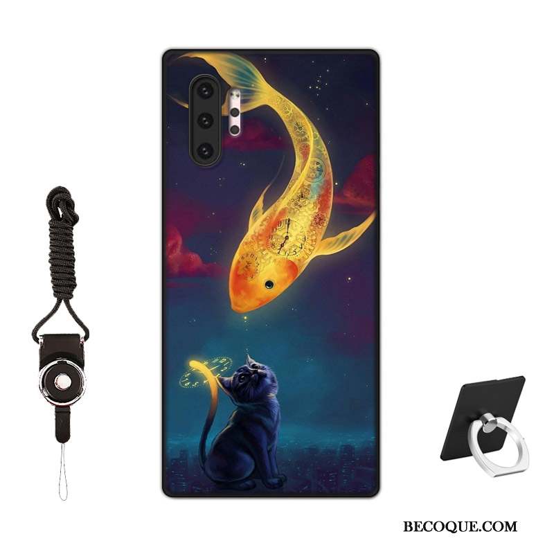 Samsung Galaxy Note 10+ Peinture Modèle Silicone Étui Coque De Téléphone Membrane