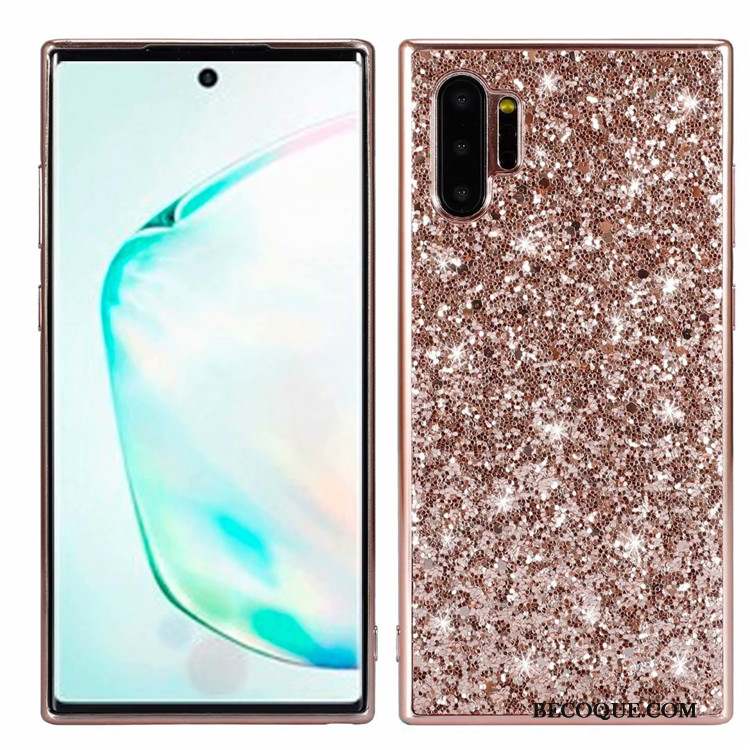 Samsung Galaxy Note 10+ Protection Coque Étui De Téléphone Rose Créatif