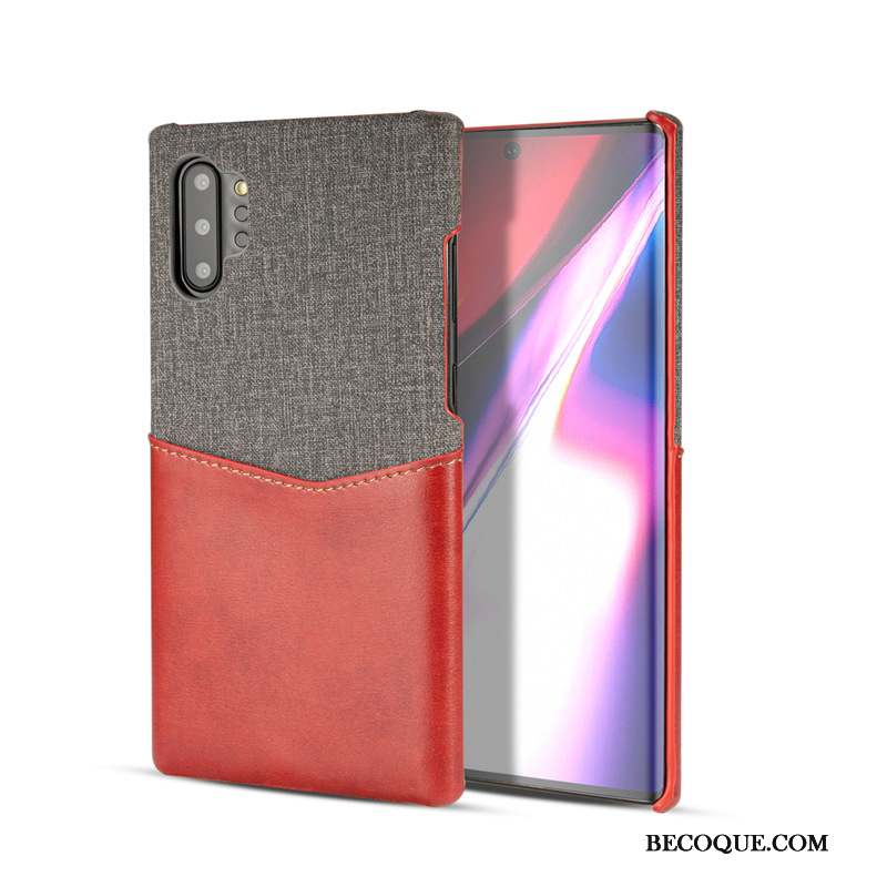 Samsung Galaxy Note 10+ Rouge Coque De Téléphone