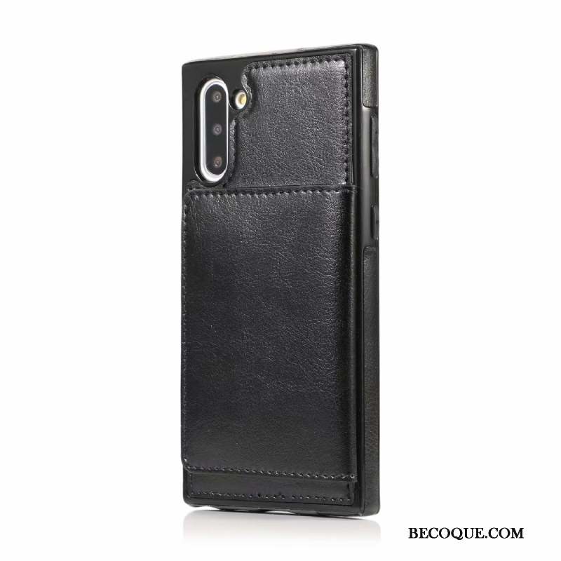 Samsung Galaxy Note 10 Tout Compris Portefeuille Incassable Support Étui En Cuir Coque De Téléphone