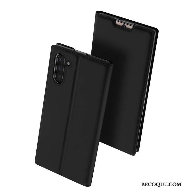 Samsung Galaxy Note 10 Étui En Cuir Coque De Téléphone Rose Carte Housse