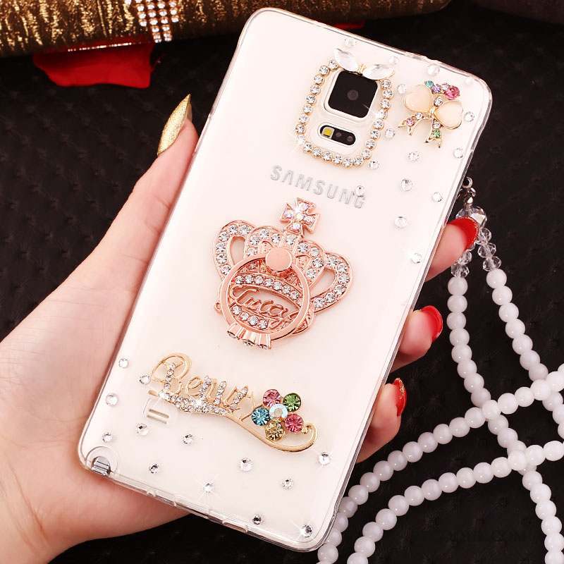 Samsung Galaxy Note 3 Anneau Étui Or Strass Coque De Téléphone Ornements Suspendus