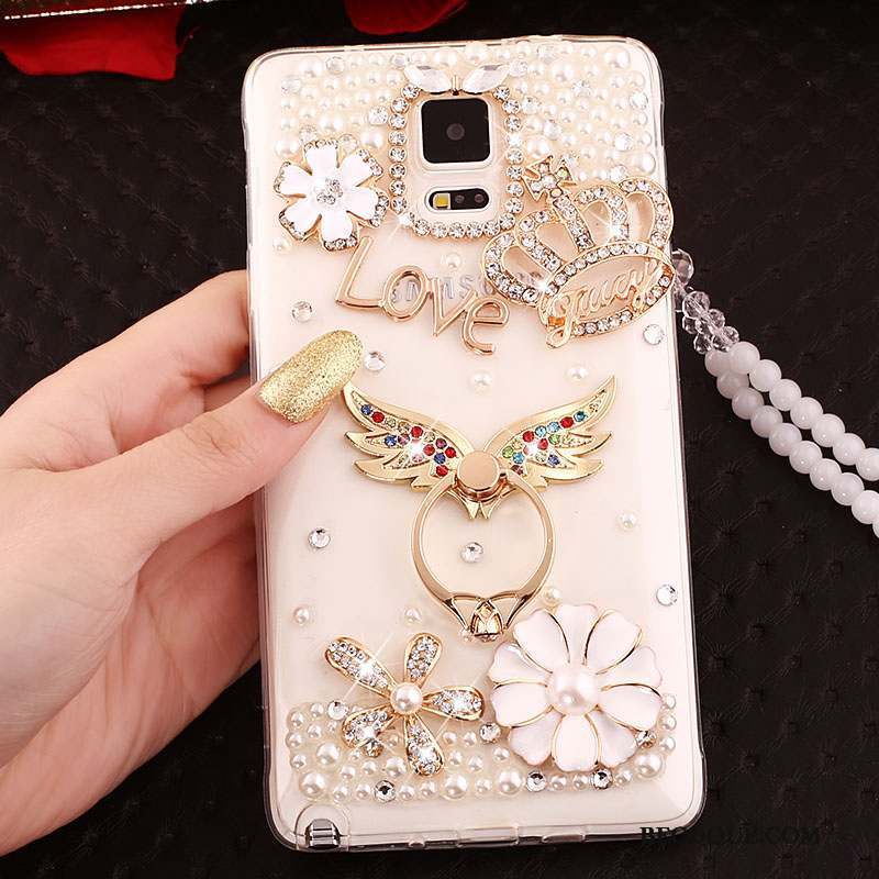 Samsung Galaxy Note 3 Anneau Étui Or Strass Coque De Téléphone Ornements Suspendus