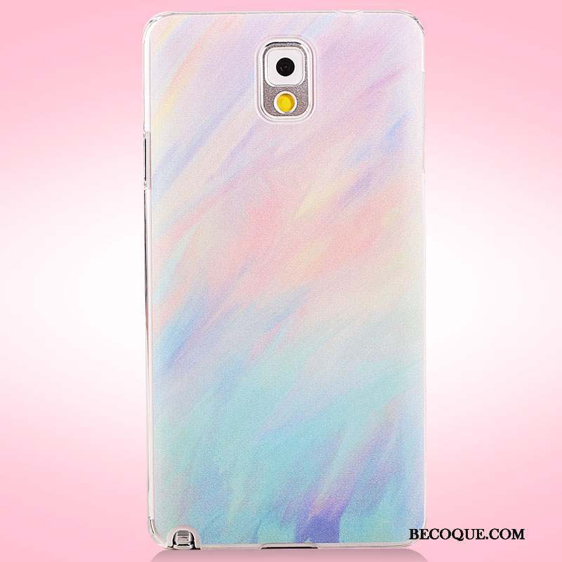 Samsung Galaxy Note 3 Coque De Téléphone Incassable Étui Peinture Protection Fleurs