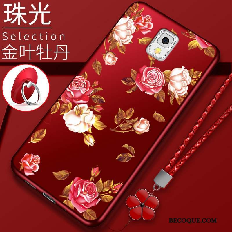 Samsung Galaxy Note 3 Créatif Étui Incassable Rouge Protection Coque De Téléphone