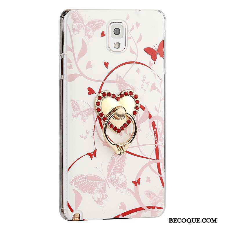 Samsung Galaxy Note 3 Fleurs Protection Coque Téléphone Portable Difficile Rose