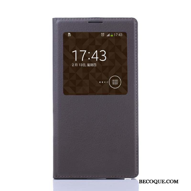 Samsung Galaxy Note 3 Housse Coque De Téléphone Blanc Étui Protection Étui En Cuir