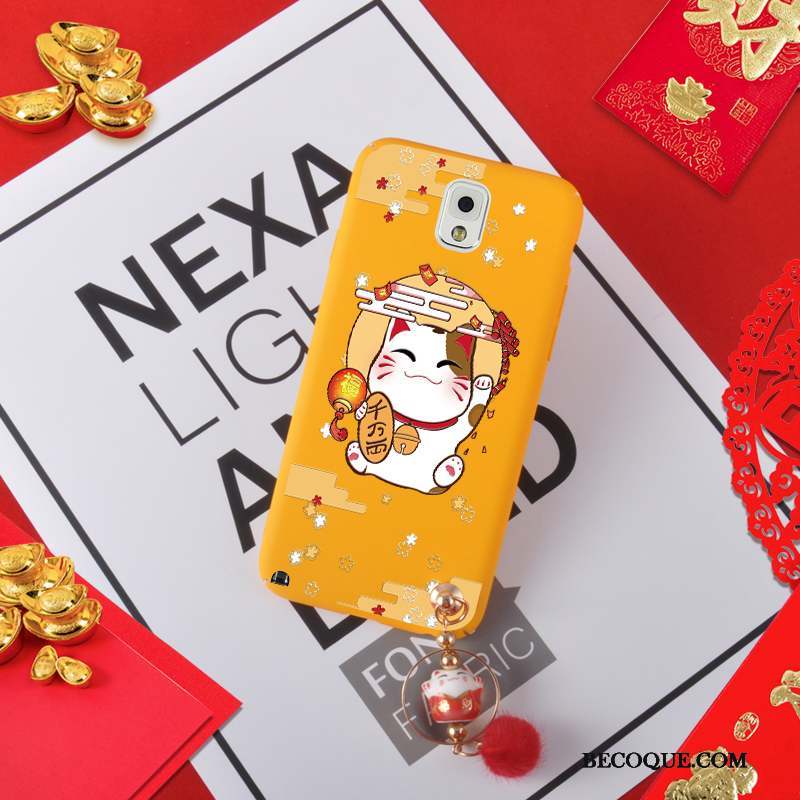 Samsung Galaxy Note 3 Nouveau Coque De Téléphone De Fête Délavé En Daim Chat Étui