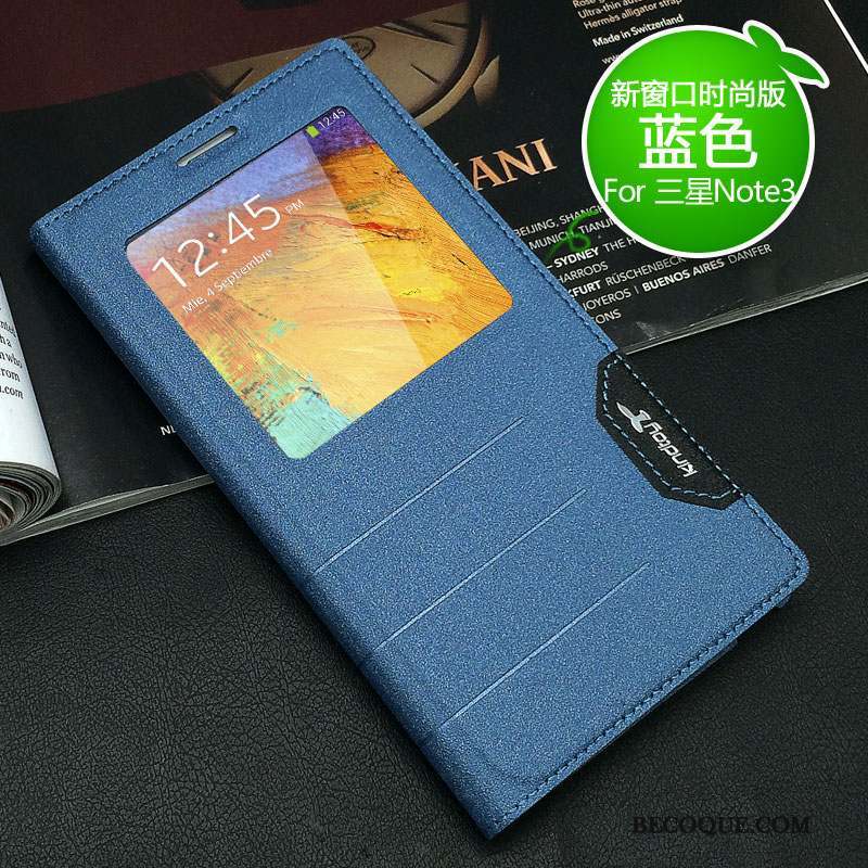 Samsung Galaxy Note 3 Étui En Cuir Coque De Téléphone Protection Rose Nouveau Téléphone Portable