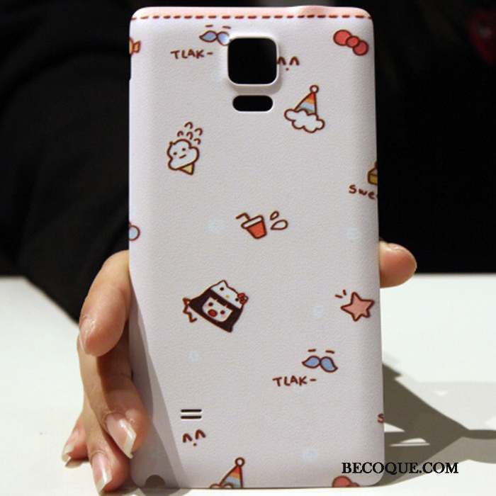 Samsung Galaxy Note 4 Coque Créatif Étui Rose Protection Charmant Dessin Animé