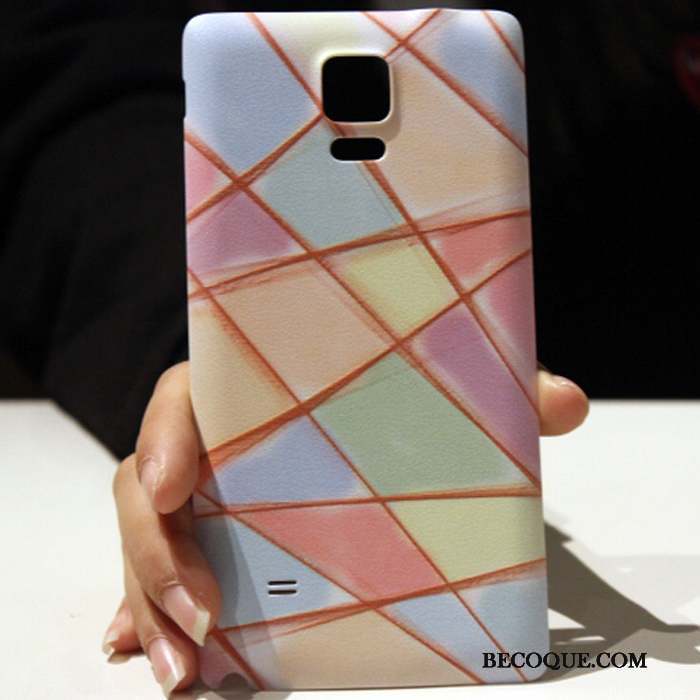 Samsung Galaxy Note 4 Coque Créatif Étui Rose Protection Charmant Dessin Animé