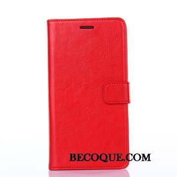 Samsung Galaxy Note 4 Coque Protection Téléphone Portable Portefeuille Housse Étui En Cuir Rouge