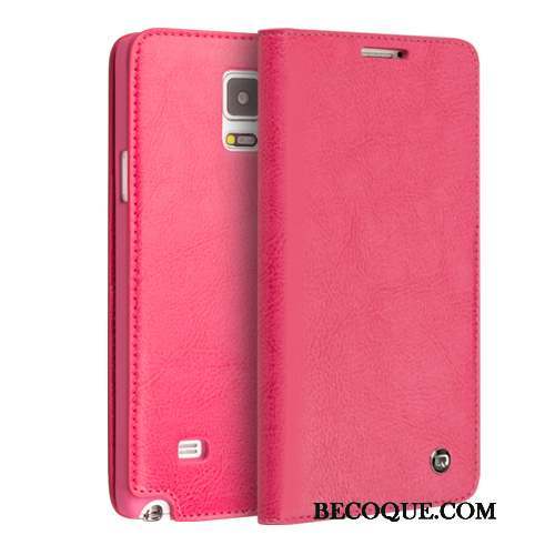 Samsung Galaxy Note 4 Cuir Véritable Housse Protection Étui Coque Téléphone Portable