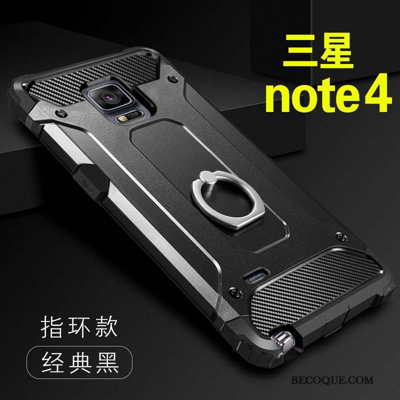 Samsung Galaxy Note 4 Délavé En Daim Gris Protection Tout Compris Coque Difficile