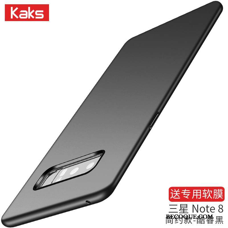 Samsung Galaxy Note 4 Incassable Étui Très Mince Délavé En Daim Noir Coque De Téléphone