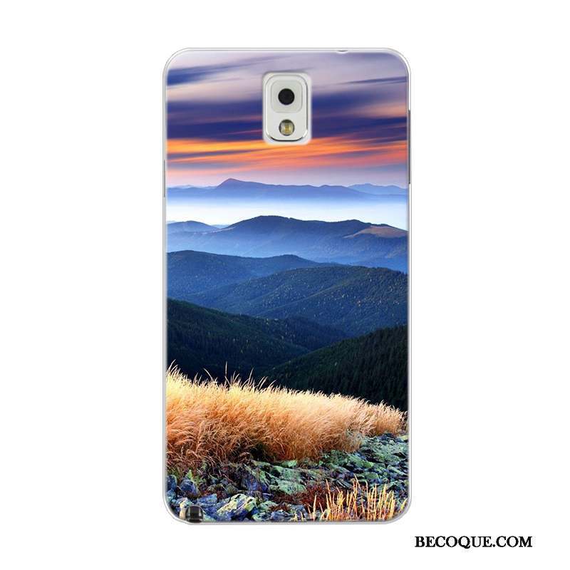 Samsung Galaxy Note 4 Paysage Arbres Tendance Coque Incassable Simple