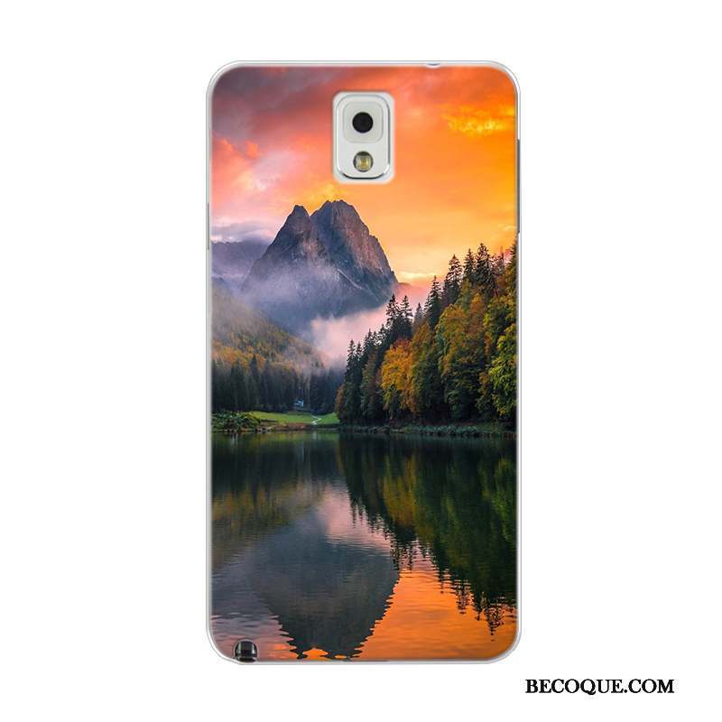 Samsung Galaxy Note 4 Paysage Arbres Tendance Coque Incassable Simple