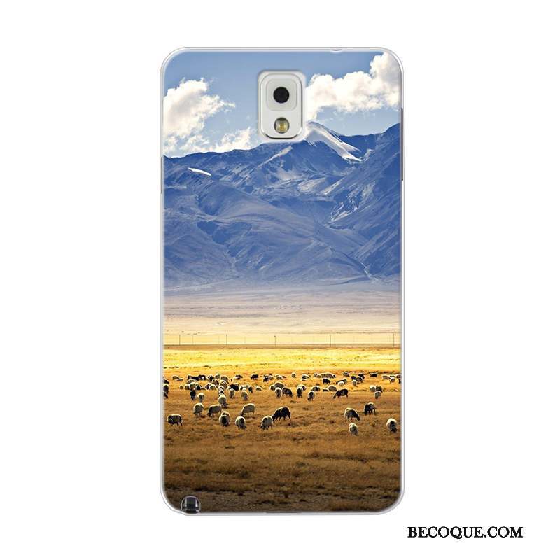 Samsung Galaxy Note 4 Paysage Arbres Tendance Coque Incassable Simple