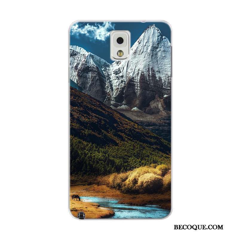 Samsung Galaxy Note 4 Paysage Arbres Tendance Coque Incassable Simple