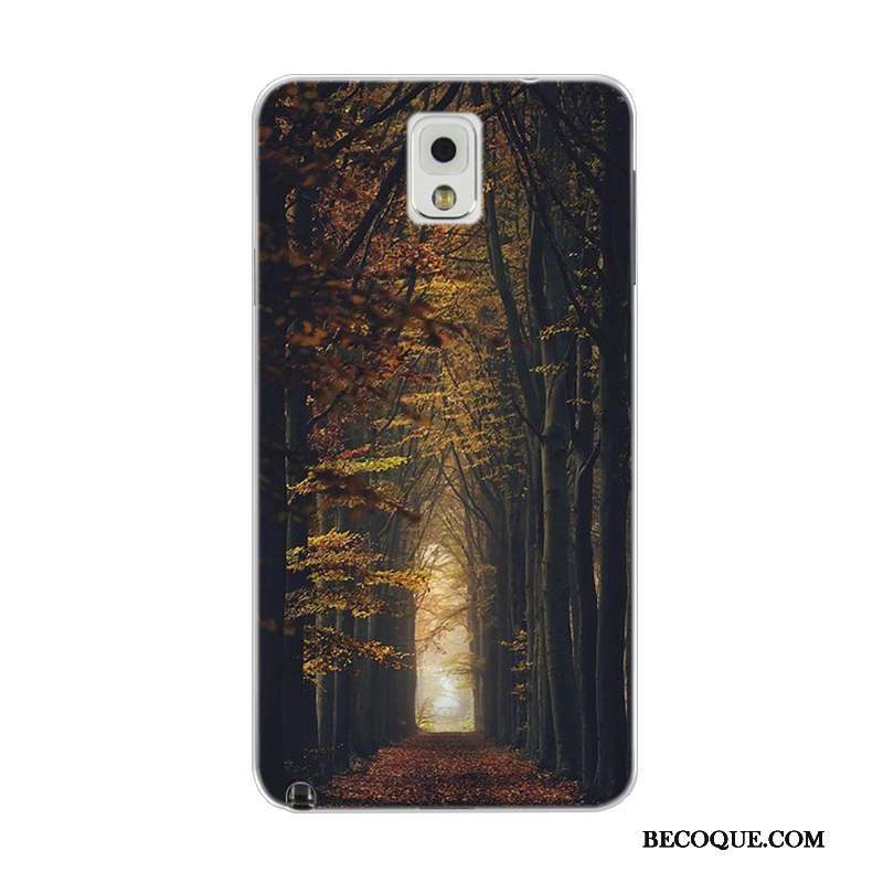 Samsung Galaxy Note 4 Paysage Arbres Tendance Coque Incassable Simple