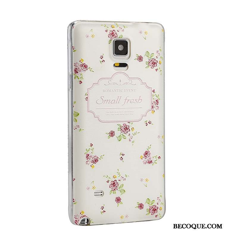 Samsung Galaxy Note 4 Protection Étui Silicone Téléphone Portable Coque De Téléphone Rose