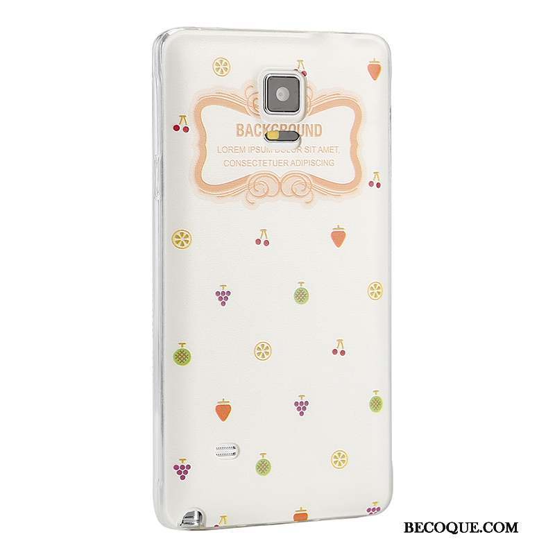 Samsung Galaxy Note 4 Protection Étui Silicone Téléphone Portable Coque De Téléphone Rose