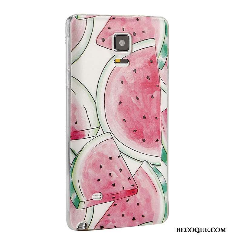 Samsung Galaxy Note 4 Protection Étui Silicone Téléphone Portable Coque De Téléphone Rose