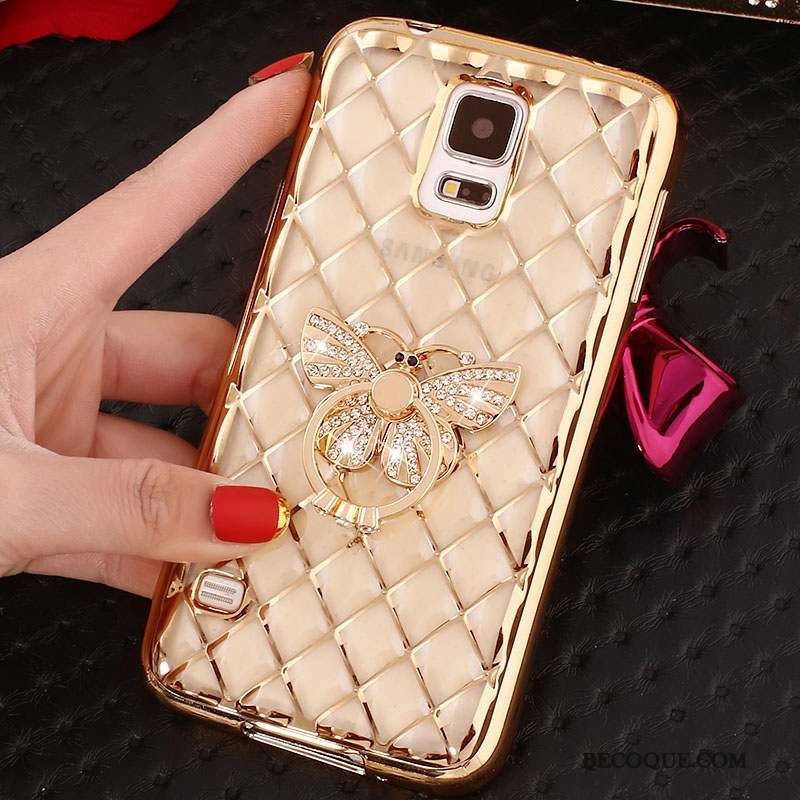 Samsung Galaxy Note 4 Silicone Strass Coque Protection Téléphone Portable Étui