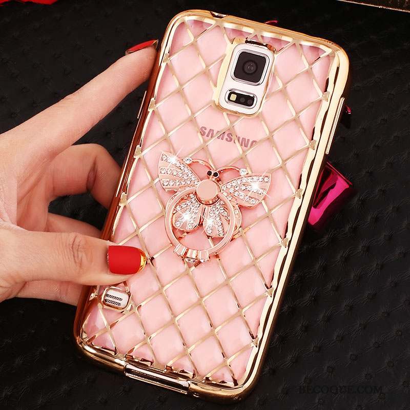 Samsung Galaxy Note 4 Silicone Strass Coque Protection Téléphone Portable Étui