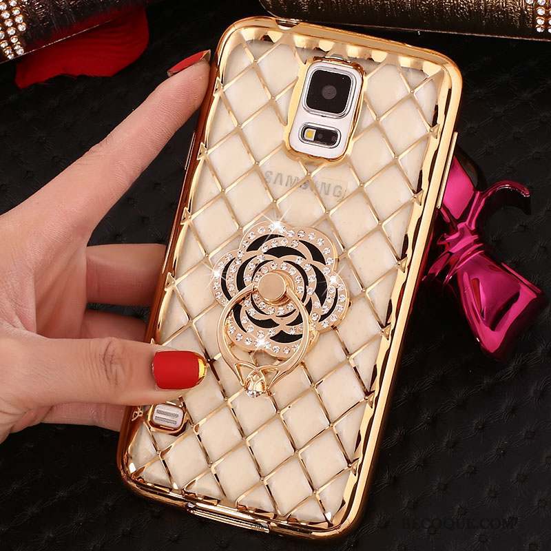 Samsung Galaxy Note 4 Silicone Strass Coque Protection Téléphone Portable Étui