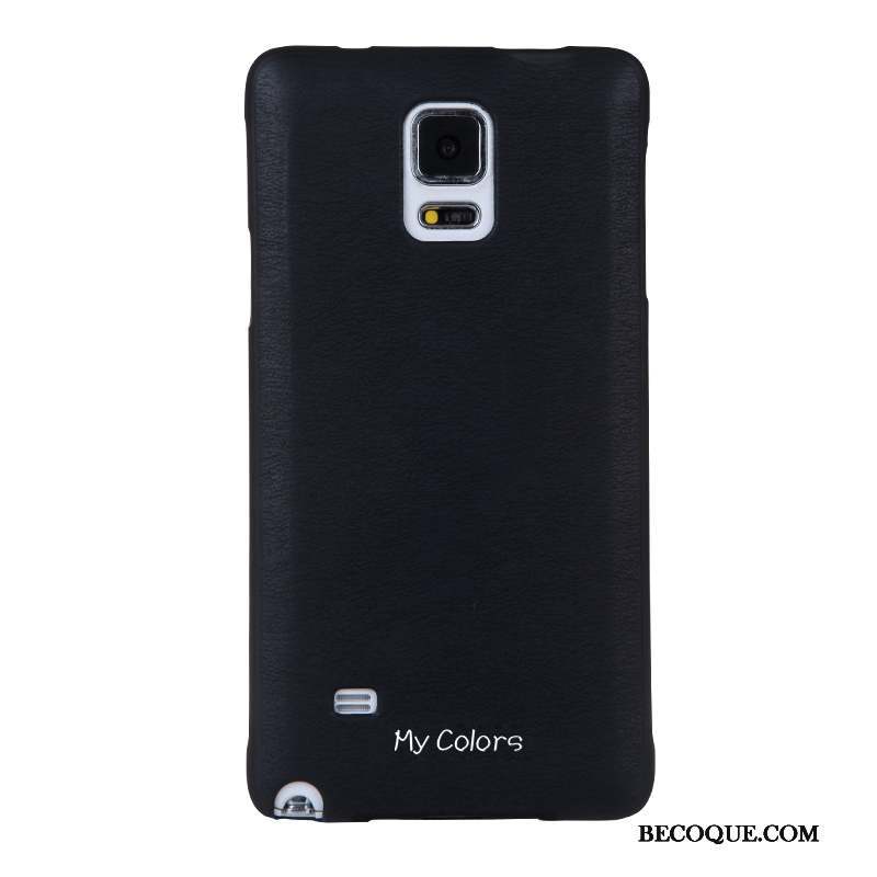 Samsung Galaxy Note 4 Similicuir Protection Coque De Téléphone Business Fluide Doux Étui