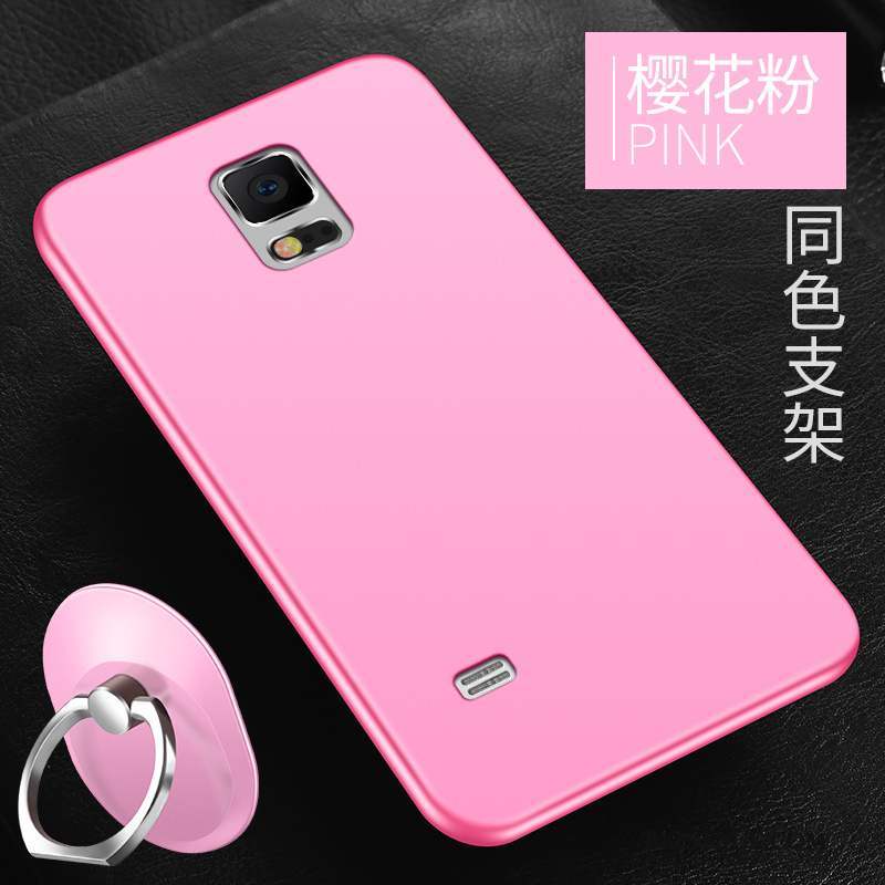 Samsung Galaxy Note 4 Simple Coque De Téléphone Silicone Protection Rose Tout Compris