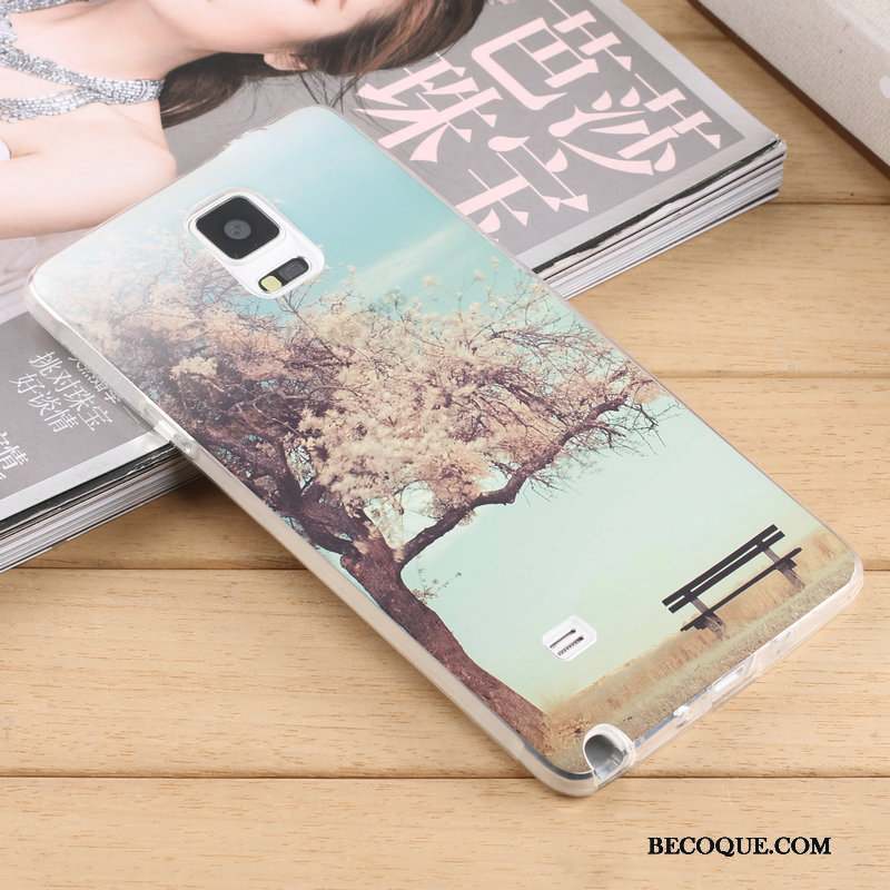 Samsung Galaxy Note 4 Tout Compris Personnalité Bleu Tendance Coque De Téléphone Créatif