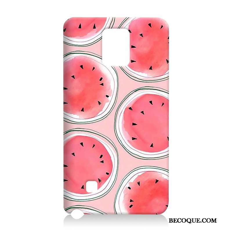 Samsung Galaxy Note 4 Étui Fleurs Noir Fluide Doux Protection Coque