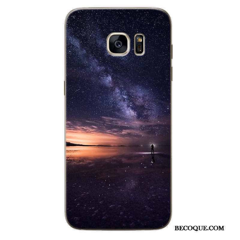 Samsung Galaxy Note 5 Coque Créatif Silicone Jaune Tout Compris Paysage Incassable