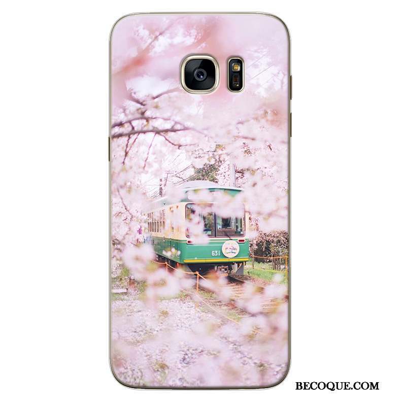 Samsung Galaxy Note 5 Coque Créatif Silicone Jaune Tout Compris Paysage Incassable