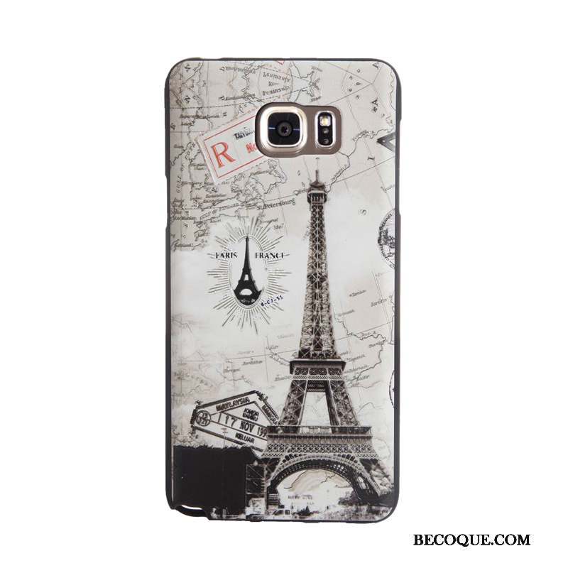 Samsung Galaxy Note 5 Coque De Téléphone Tempérer Protection Gaufrage Étui Membrane