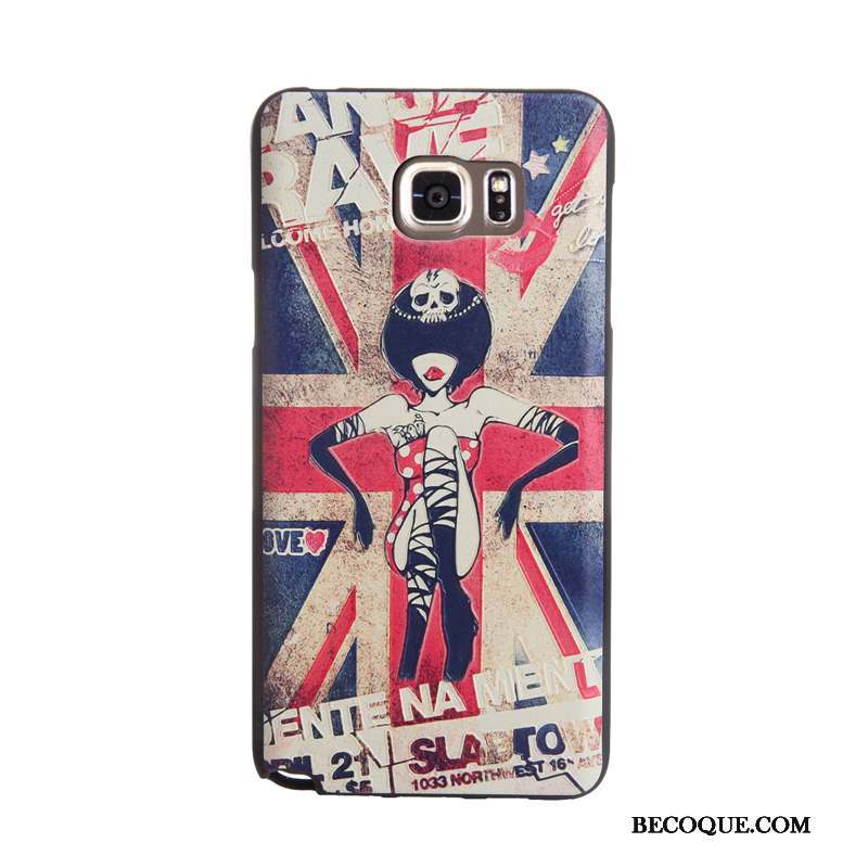 Samsung Galaxy Note 5 Coque De Téléphone Tempérer Protection Gaufrage Étui Membrane