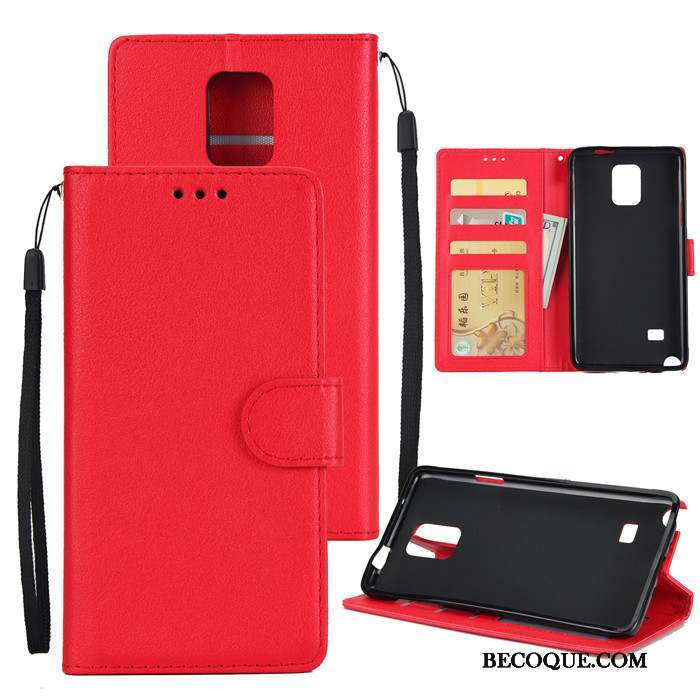 Samsung Galaxy Note 5 Coque Fluide Doux Incassable Vin Rouge Protection Silicone Étui En Cuir