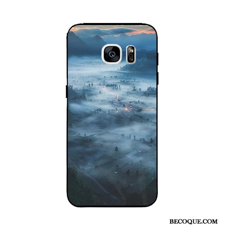 Samsung Galaxy Note 5 Coque Original Protection Paysage Étui Ornements Suspendus Gaufrage