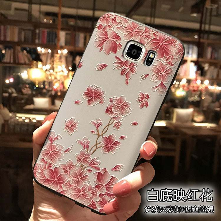 Samsung Galaxy Note 5 Coque Ornements Suspendus Tout Compris Incassable Rose Charmant Silicone