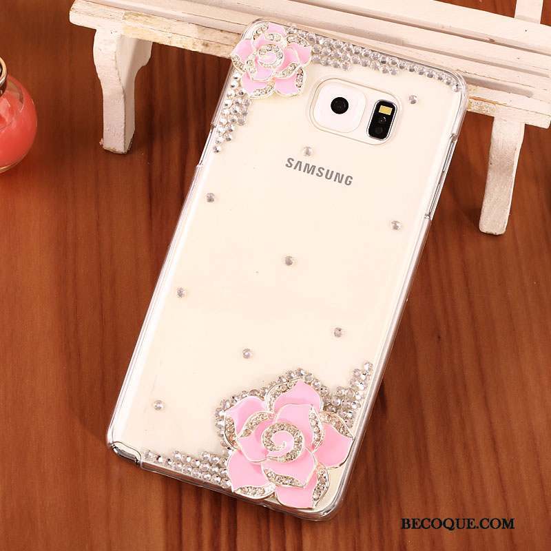 Samsung Galaxy Note 5 Coque Téléphone Portable Protection Strass Difficile Étui