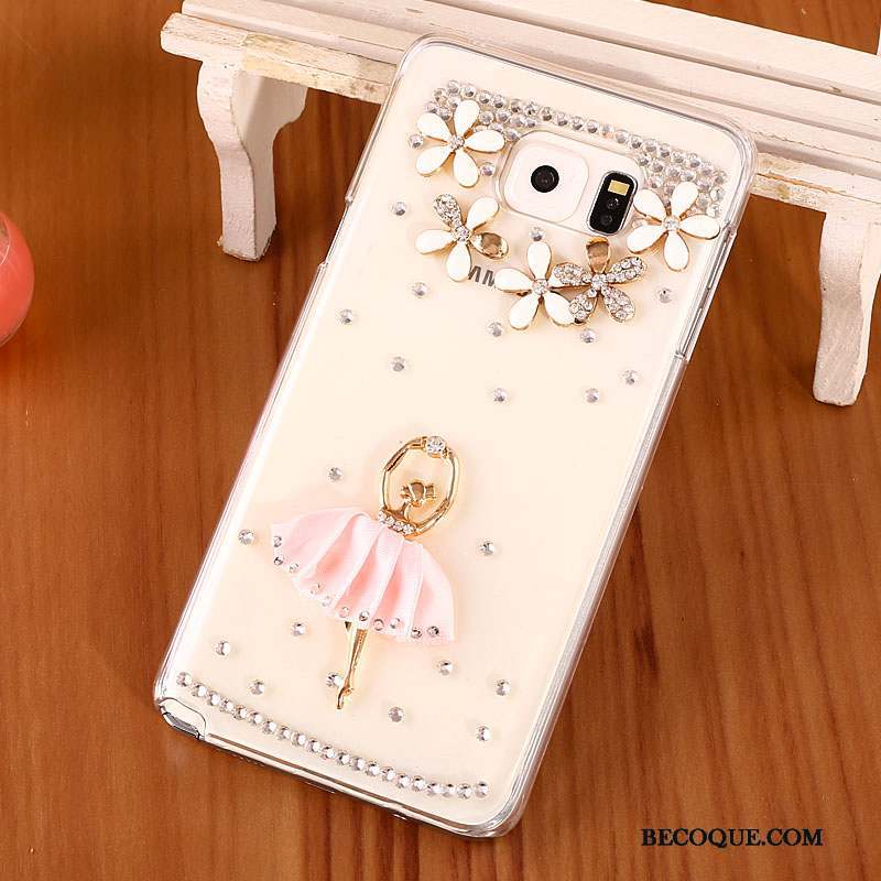 Samsung Galaxy Note 5 Coque Téléphone Portable Protection Strass Difficile Étui